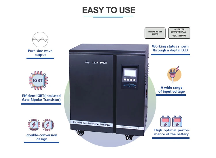 Mini Battery 2000 Watt Hybrid 3 Phase Ground 5kw on off Grid 10kw Portable Renewable Products for Home Solar Energy System Solar Panels with on Grid Invertor