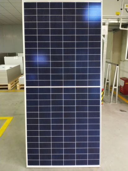 Neues Tech-Solarpanel, 430 W, halbgeschnitten, bi-facial, hochwertiges Energie-Solarsystem, elektrisches Bodendachblech-Solarpanel-Produkt